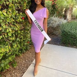 Lavender Cocktail Dress